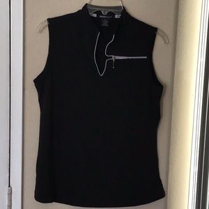 DKNY ladies black golf top EUC SZ M